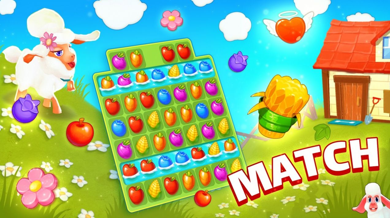 农场匹配3(Farm Match 3 puzzle)图1